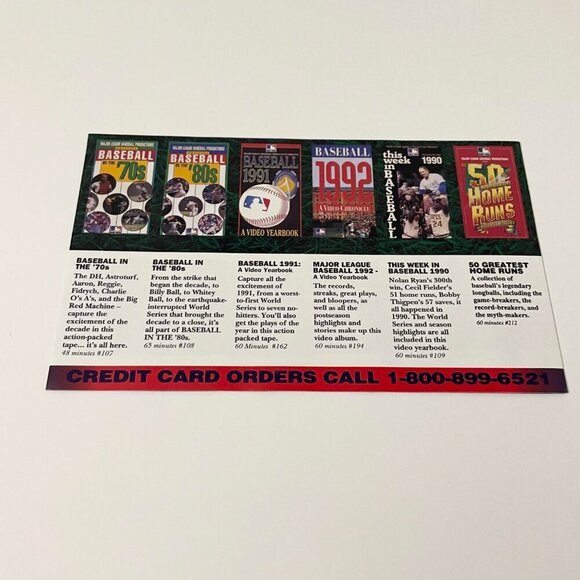 World Series 1993 Toronto Blue Jays Vs Philadelphia Phillies VHS Tape Baseball - Picture 13 of 16